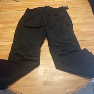 Mountain Tek Men’s Ski Pants Lined Black Size M 100% Nylon